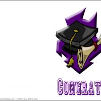 Congrats Grad Cap And Diploma