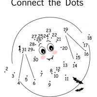 Connect the Dots to Show the Bat