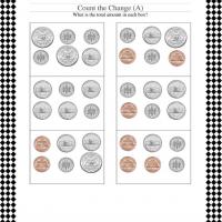 Counting Change Worksheet