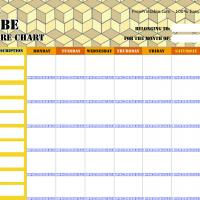 Cubic Chore Chart