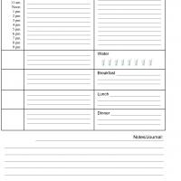 Diary Daily Planner