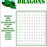 Dragons Word Search