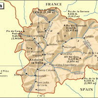 Europe- Andorra General Reference Map