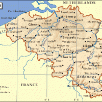 Europe- Belgium General Reference Map