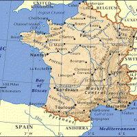 Europe- France General Reference Map