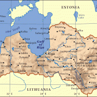 Europe- Latvia General Reference Map