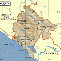 Europe- Montenegro General Reference Map
