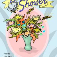 Floral Bridal Shower Party Invitation