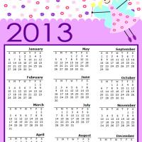 Flower Fairy 2013 Calendar