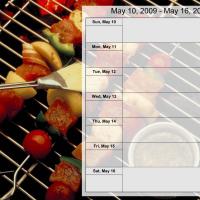 Food Themed Weekly Planner May 10-16 2009