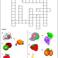 Fruity Crossword