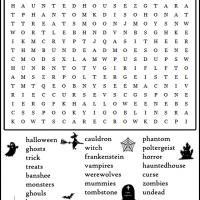 Fun Halloween Word Search