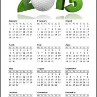 Golf 2013 Calendar