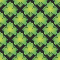 Green Shamrock Wrapping Paper