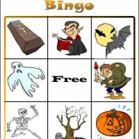 Halloween Bingo Card 3