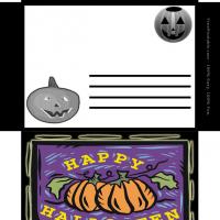 Halloween Pumpkin Envelope