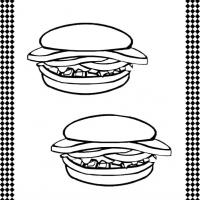 Hamburgers Flash Card