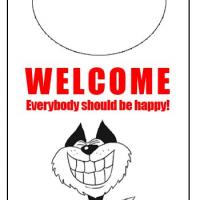 Happy Mood Door Knob Hanger