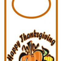 Happy Thanksgiving Door Hanger