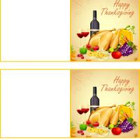 Happy Thanksgiving Feast Gift Cards