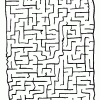 Difficult Maze Puzzle  Free Printable Puzzle Games