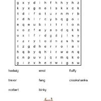 Harry Potter Animals Word Search