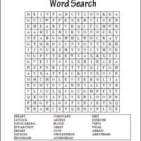 Heart Attacks Word Search