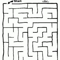 Help This Bear Skate Through The Maze