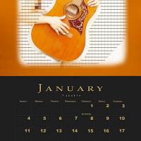 January Music Theme Calendar