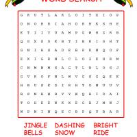 Jingle Bells Word Search