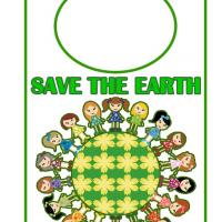 Kids Save the Earth Door Hanger