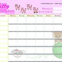 Kitty Chore Chart