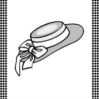 Ladies' Hat Flash Card