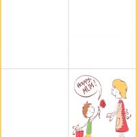 Little Boy's Happy Mum Mother's Day Card