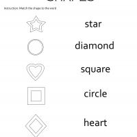 Match The Shape To The Word