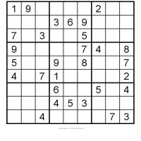 Free Printable Medium Sudoku with the Answer #5270