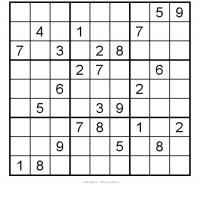 Free Printable Medium Sudoku with the Answer #6538