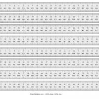 Printable metric ruler