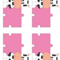 Moo Puzzle Name Tags