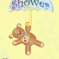 Multicolor Baby Shower Invitation