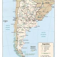 South America- Argentina General Reference Map