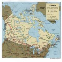 North America- Canada Political Map