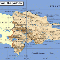 North America- Dominican Republic General Reference Map