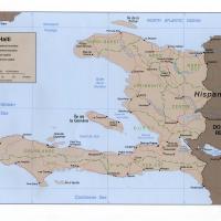 North America- Haiti Political Map