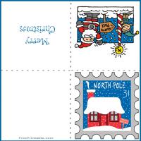 North Pole Stamp
