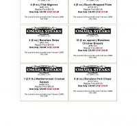 Omaha Steaks Various Discount Coupons