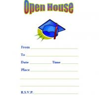 Open House Graduation Party Invitation