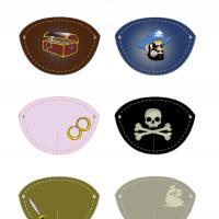Party Kit Pirate Eye Patches