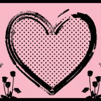 Pink Heart Postcard