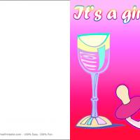 Pink Wine Glass And Baby Nipple